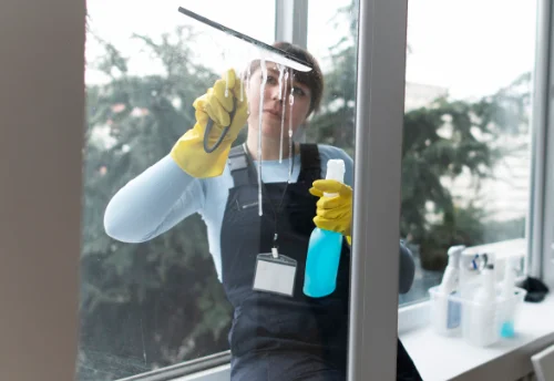 Nettoyage de vitres intérieures et extérieures à Rueyres